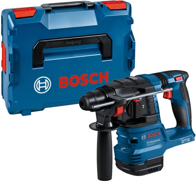 Bosch Akku-Bohrhammer gbh 18V-22 mit SDS-plus ohne Akku und Ladegerät in l-boxx