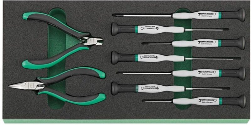 Stahlwille - Werkzeugmodul 1/3 Elektronikwerkzeuge tcs 7 821/9