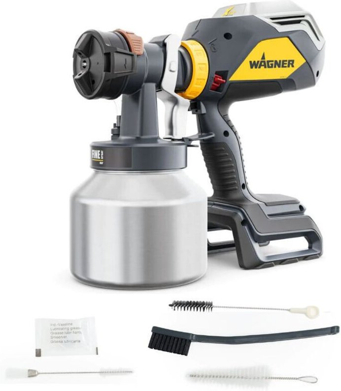 18V Farbspritzgerät FinishControl 400 FineSpray (Solo) + Reinigungsset – WAGNER 2437348X1