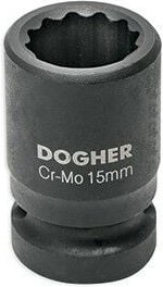 Thumbnail - CrMo Bi-Sechskant-Schlag-Steckschlüssel 1/2 17mm Dogher 576-17