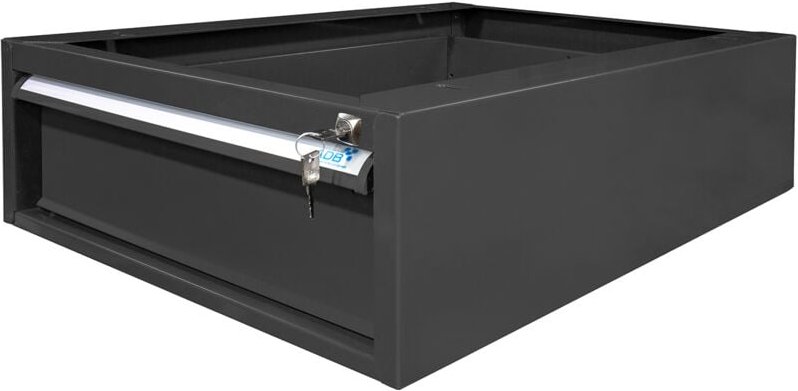Einzelschublade für Werkbank h 200 x b 540 x t 700mm, RAL7016 / 7016 - ADB