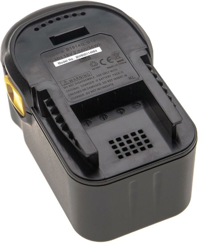 1x Akku kompatibel mit aeg bs 18C, bms 18C, BEX18-125 LI-402C, bho 18, bfl 18, bks 18 Elektrowerkzeug (2000 mAh, NiMH, 1...