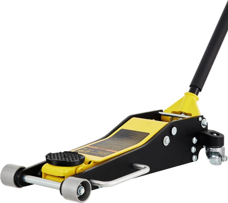 Mophorn 2,5 Tonnen Wagenheber mit niedrigem Profil, Rennwagenheber aus Aluminium und Stahl, Schnellhubpumpe mit Doppelko...