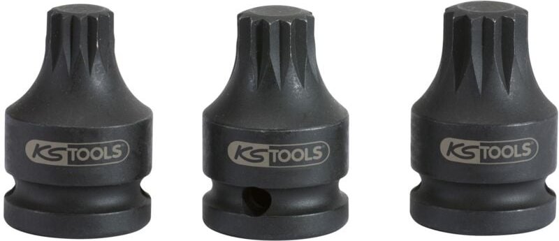 1/2' Kraft-Bit-Stecknuss XZN,kurz,M16