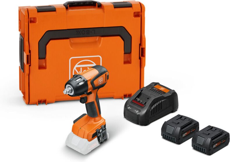 Fein Akku-Schlagschrauber ASCD 18-300 W2 AS Set / 2x 5,0 Ah Akku + Ladegerät in L-Boxx - 71151066000