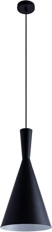 Paco Home - Pendelleuchte Hängelampe Esszimmer Esstischlampe 1,5m Textilkabel KürzbarØ18,5cm Schwarz, 1-flammig