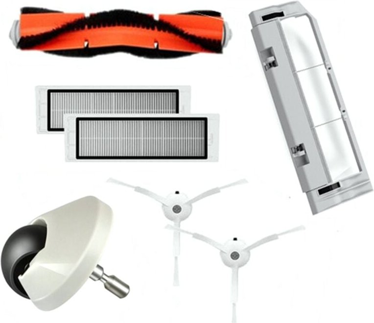 Für Mi Robot Staubsauger 1St Gen / 2 1S, SDJQR01RR SDJQR02RR SDJQR03RR Wichtigsten Seite Pinsel Filter Rad