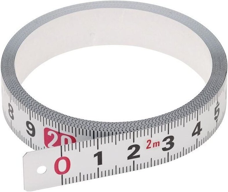 Bandmaß PIT MEASURE Länge 2 m Bandbreite 13 mm selbstklebend