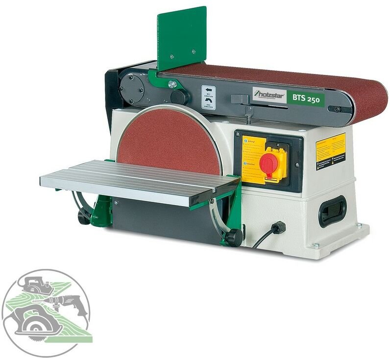 Holzstar Bandschleifmaschine Tellerschleifmaschine BTS 250 5904250