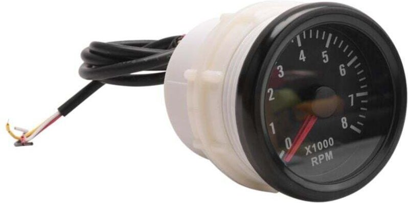 Elektrischer Drehzahlmesser 52 mm 8000 U/min Benzinmotor 3 4 5 6 8 Zylinder Auto Boot
