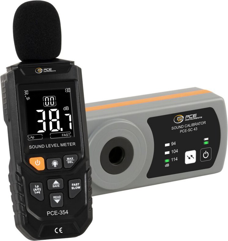 PCE Instruments Schallpegel-Messgerät Datenlogger PCE-354-SC43 30 - 130 dB 20 Hz (min)