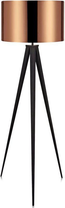 Teamson Home - Stehleuchte Stehlampe Standleuchte led Kupfer Schirm VN-L00005-EU