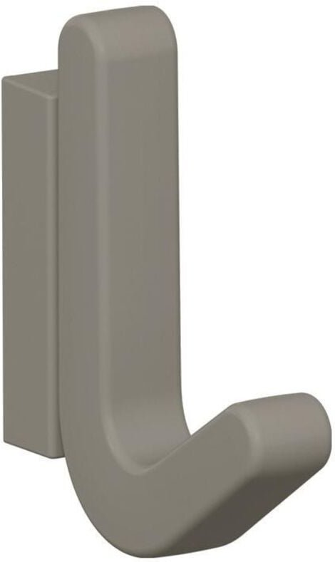 Einzelhaken Serie 477 matt, elastisch Kunststoff (tpu) 95 felsgrau Höhe 68 mm