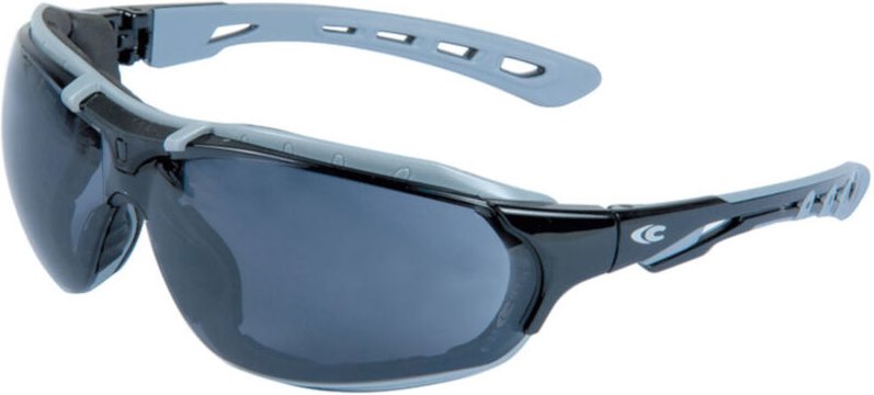 Cofra UV- Schutzbrille 100% Metallfrei, mit Band, Modular Care Grau