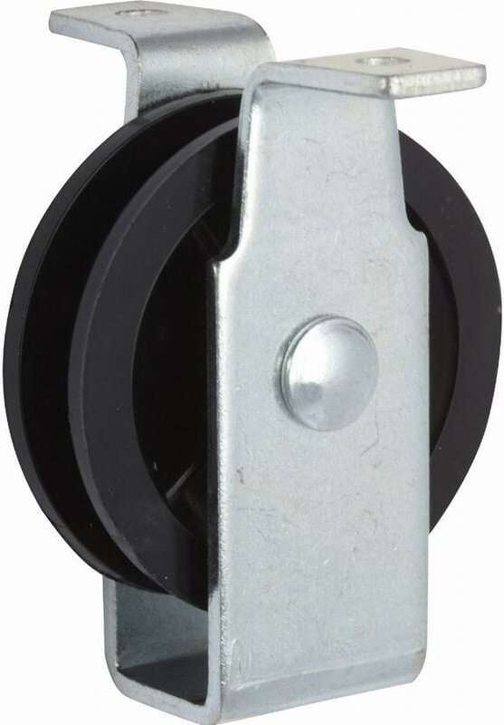 Seilrolle mit schraubbarer Platte Ø40 mm Viso PPV041NP