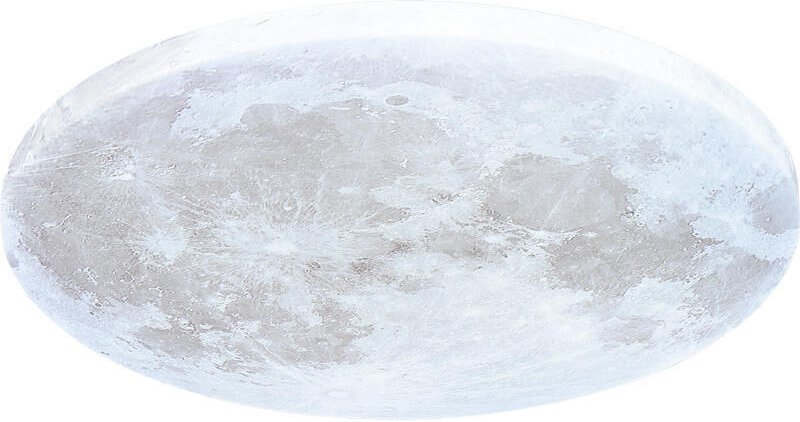 Led Deckenleuchte, Mond Deckenlampe mit Fernbedienung, ø 38cm, Dimmbar 3000-6500K, Nachtfunktion, Wandlampe für Wohnzimm...