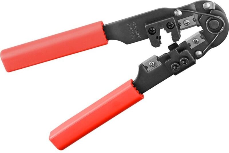 Thumbnail - Crimpzange für Modularstecker, zum Crimpen von 8-poligen Westernsteckern vom Typ RJ45.