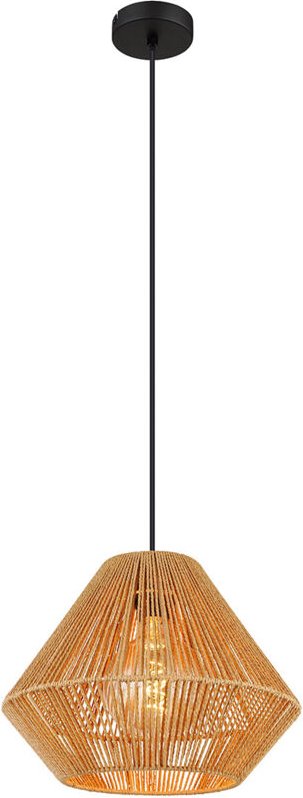 Hängeleuchte - Houdini - natürlich - metall - ø 35cm - - Globo