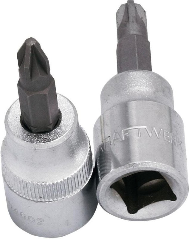 Kraftwerk - 3/8' Pozidriv-Bit-Stecknuss Nr. 2