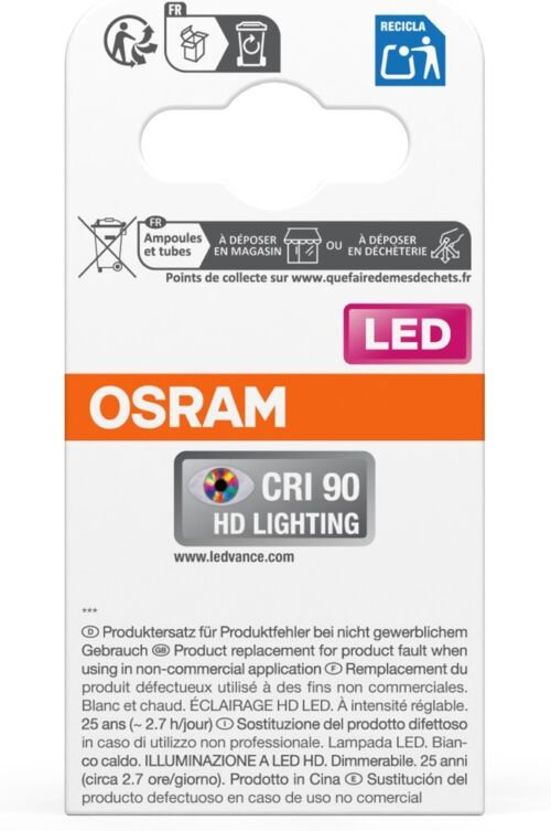 OSR LED Reflek. MR16 3,4W 36°dim