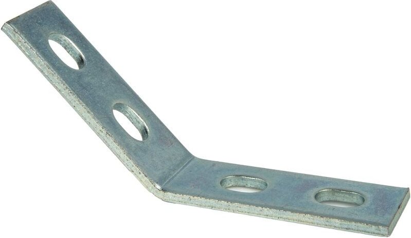 Tecuro - Montagewinkel 45° abgewinkelt, für Montageschiene Typ 38/40, Stahl verzinkt