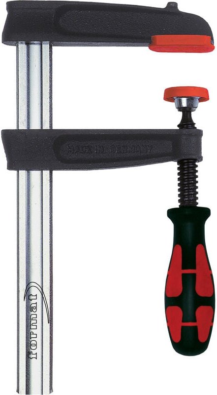 Schraubzwinge Temperguss 250x120mm 2K-Griff - Format