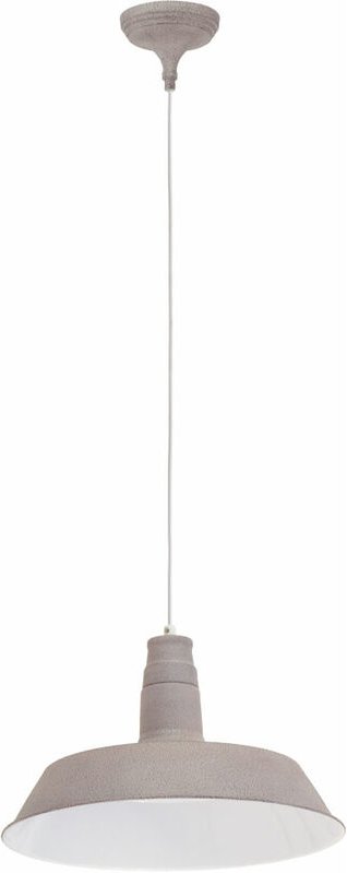 Thumbnail - Eglo - Hänge Leuchte grau Struktur Pendel Gästezimmer Beleuchtung E27 49252