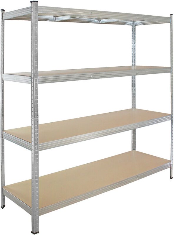 Schwerlastregal 180x160x60 cm Traglast 1000 kg Steckregal Lagerregal Kellerregal Werkstattregal