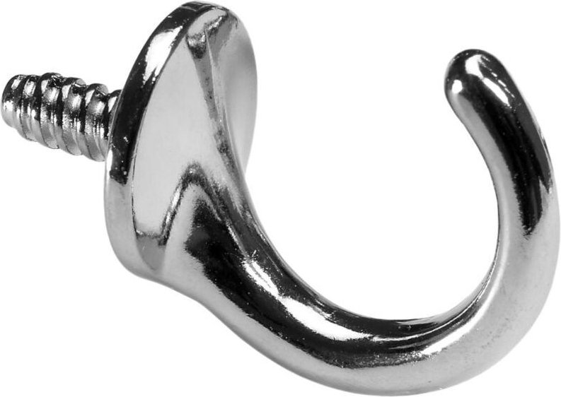 Hettich - Zierhaken 28 x 20 x 30 mm Zinkdruckguss silber - 2 Stück Wandhaken