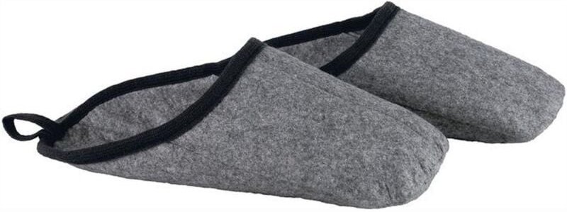 Filz-Überschuh Ludwig, Gr. l (41-46), graumeliert