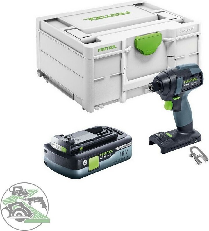 Festool Akku-Schlagschrauber TID 18-Basic + Akkupack BP 18 Li 4,0 HPC-ASI 577054