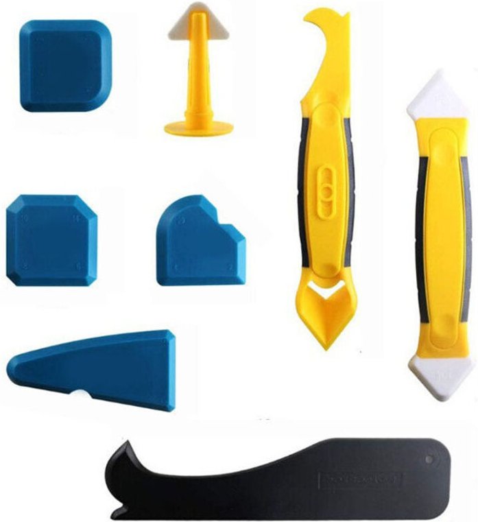 8-teiliges Silikonfugenglätter-Set, Fugenversiegelungswerkzeug, Dichtungswerkzeug für Maler und Dekorateure, Profiwerkze...