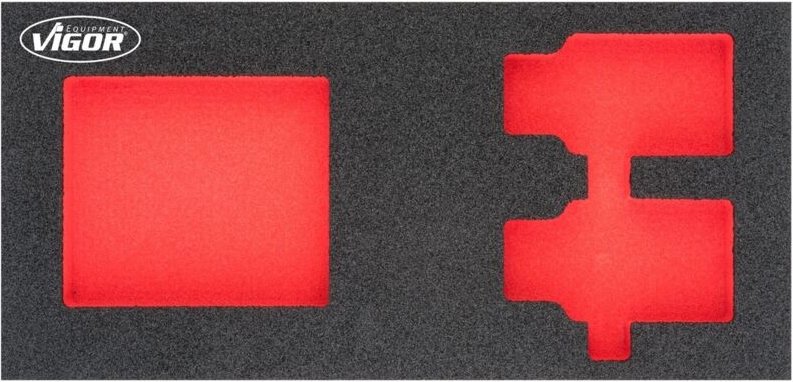 Weichschaumeinlage ∙ leer ∙ V4908-L ∙ l x b x h: 393 mm x 188 mm x 35 mm