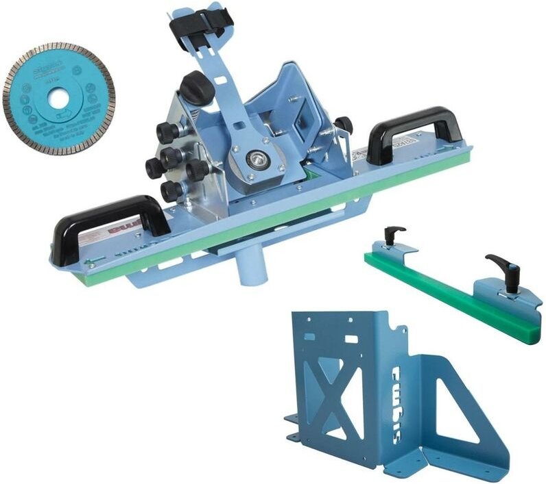 Fliesenbearbeitung Anfasmaschine Sigma Jolly Edge 37a3d + Befestigungssatz 37c