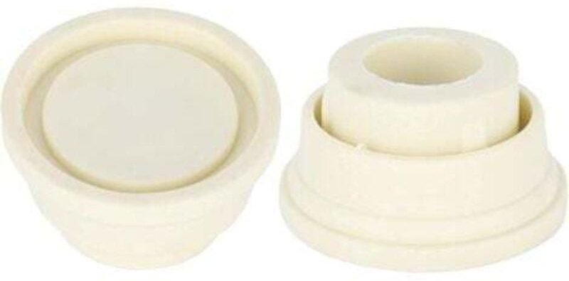 Gummipuffer für Poolleiter, Set bestehend aus zwei weißen Leiterpuffern für Poolleitern - Lablanc