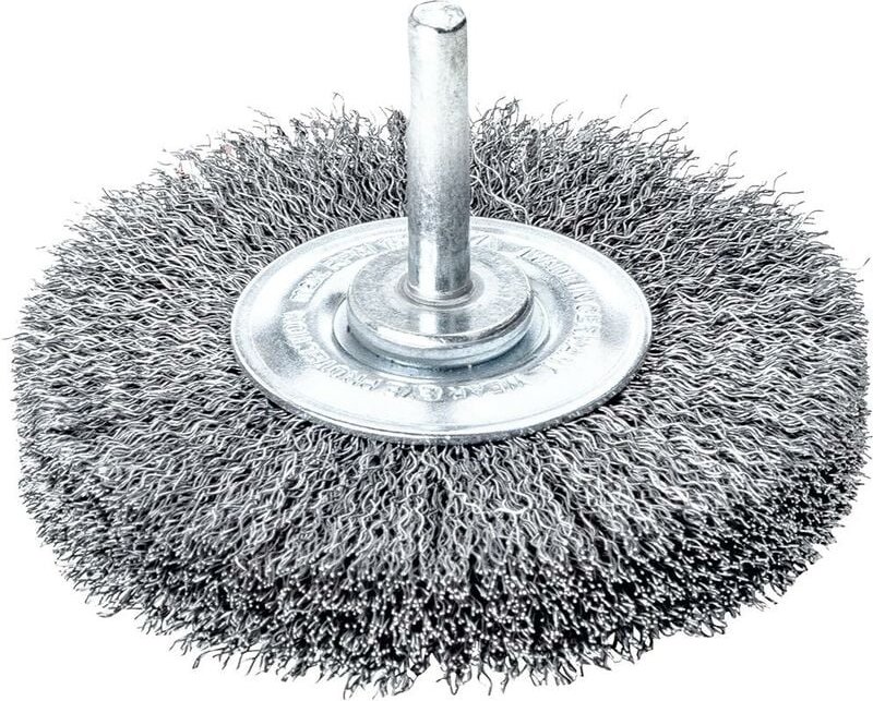 Schaft-Rundbürste Stahldraht gew. 70x0,3mm Lessmann