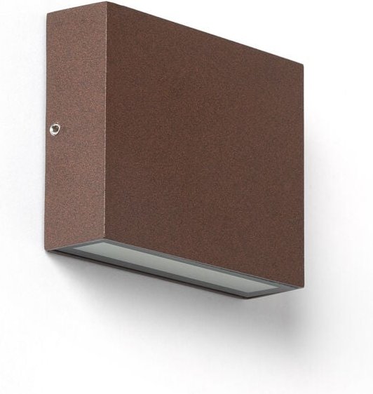 LED-Wandleuchte Aussen 7W Aluminium Doppelseitige Beleuchtung CCT Wählbar Brooky S Rost