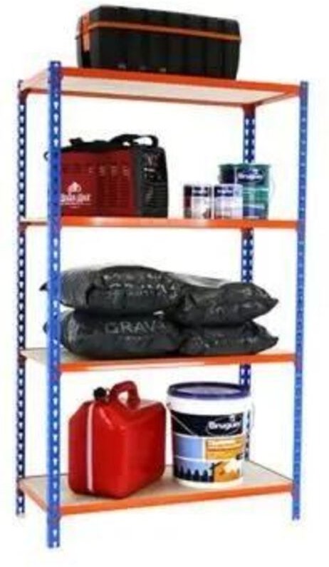 Simonrack Maderclick Plus 4/400 Metallregal blau orange