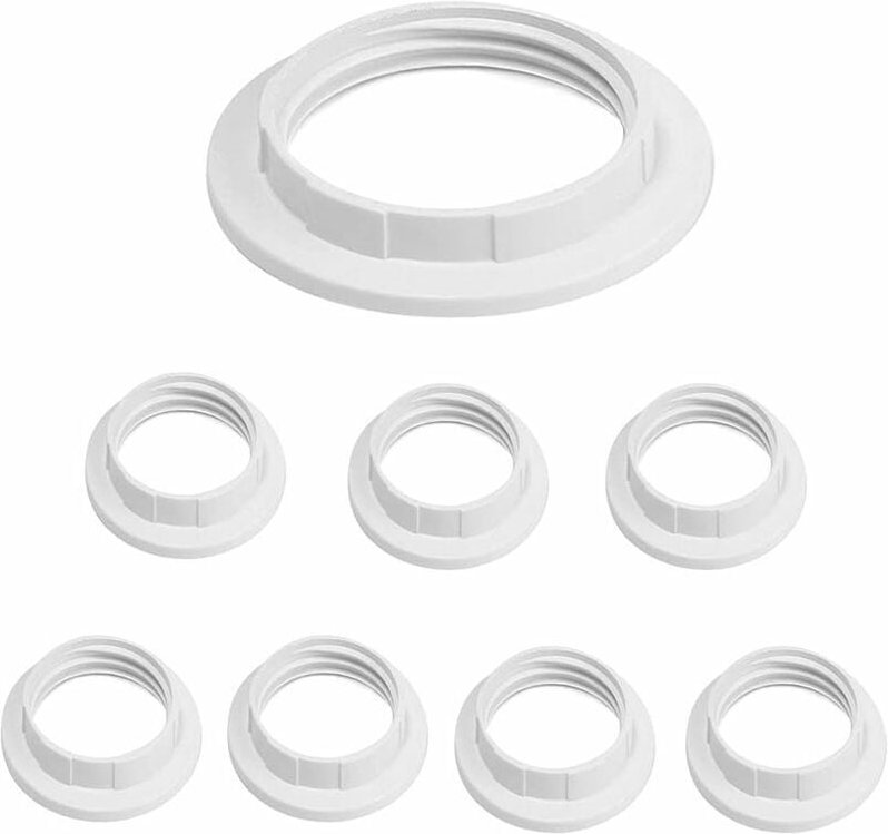 Shining House - Stück E27 Lampenschirm Reduzierring Lampenschirm Ring Adapter Konverterplatte