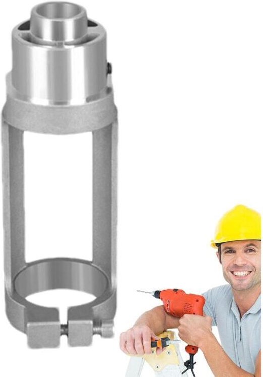 Vtizikl Adaptateur Foret Trou carré pour une Installation Démontage Faciles, Fixation Mortaiser pour Perceuse, Accessoir...