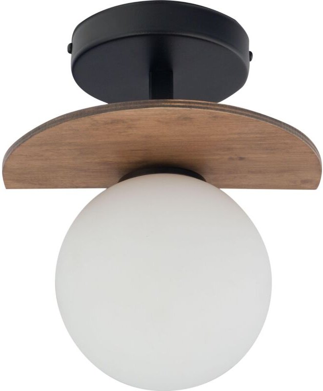 Sigma Deckenlampe Weiß Schwarz Braun 25 cm