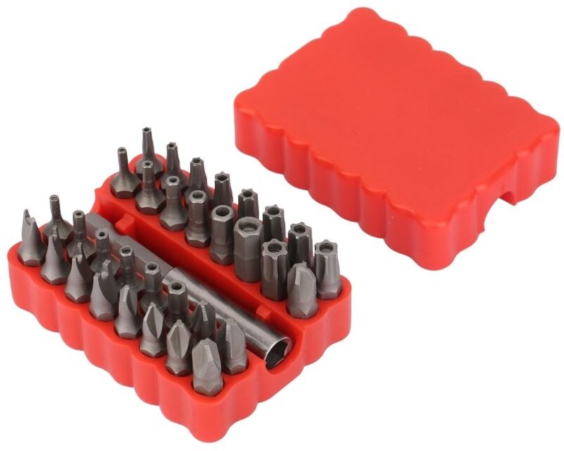 33-in-1-Hohlschraubendreher-Bit-Set, Sechskant-Kreuzstern-Schraubenbits, Verlängerungsstange - Eosnow