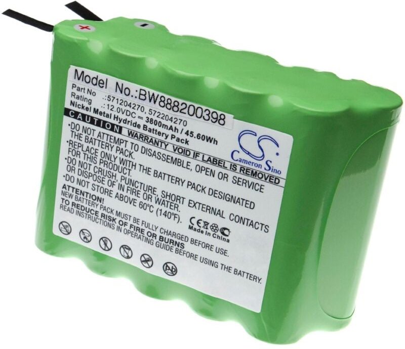 Akku Ersatz für Trimble 571204270, 572204270 für Lasermessgerät, Messgerät (3800mAh, 10V, NiMH) - Vhbw