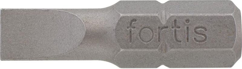 Bit zähhart 1/4' DIN3126 C6,3 Schlitz 5,5x1,0x25mm 10er Pack Fortis