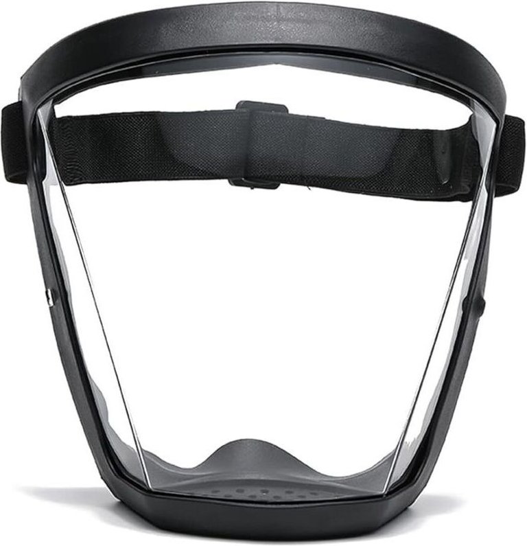 Super schützende Gesichtsmaske, Antibeschlagmaske, transparente Gesichtsmaske für Erwachsene, Gesichtsmaske aus Kunststo...