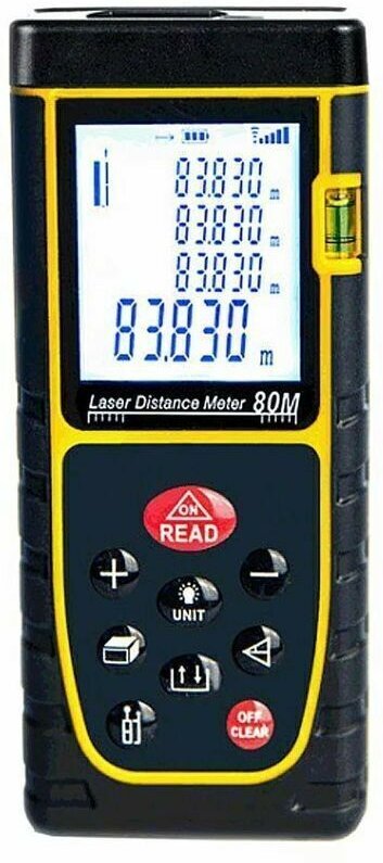 40-m-Laser-Entfernungsmesser, hochpräziser tragbarer Laser-Entfernungsmesser, Infrarot-Messinstrument für Messräume, ele...