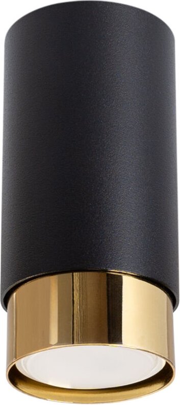 Sollux - Deckenleuchte Nero 1xGU10 6cm