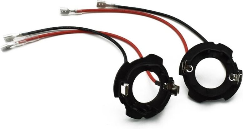 H7 LED Adapter für MK5 GOLF 5 Autoteile Basis Scheinwerferhalter mit Draht 2 StüCke D119A