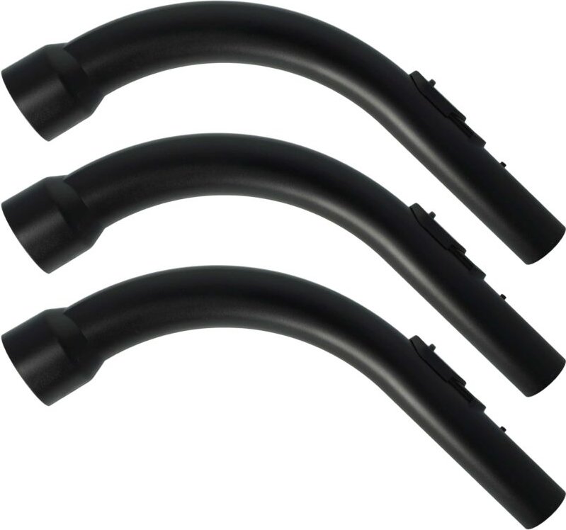 3x Griff kompatibel mit Miele S4281, S4280, S4262, S4282, S4261 Staubsauger - Handgriff, Ersatzteil, 35 mm Anschluss, 34...