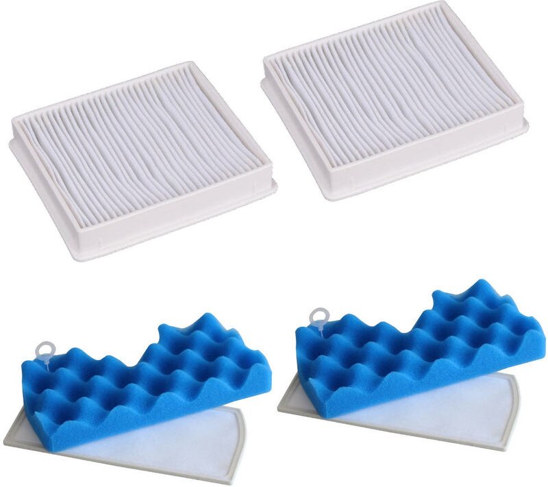 6in1 Set Schwammfilter + HEPA-Filter + Mikrofilter für Samsung VC12QHNDCBB/EG VCDC12 qh VC12QHNDCBB/EN VCDC15 qh VC15QHN...